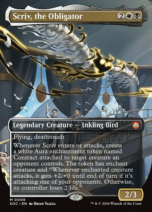 Scriv, the Obligator [ #0009 Borderless ] (SOC-M) - Image 2