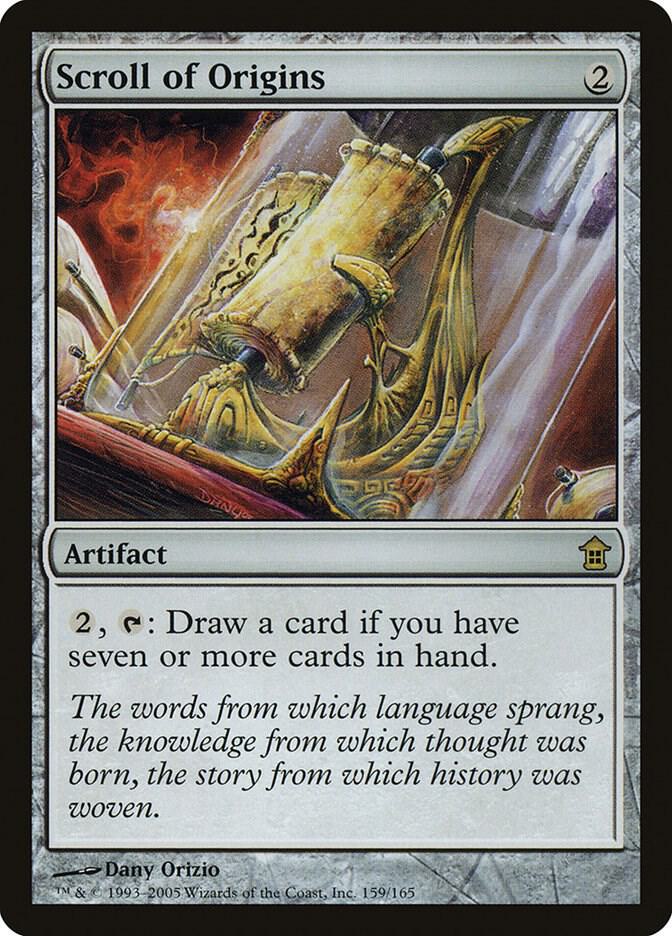 Scroll of Origins (SOK-R-FOIL) Heavy Play