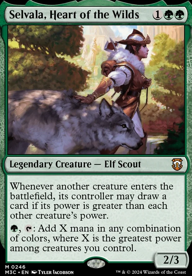Selvala, Heart of the Wilds [#0246 Ripple Foil] (M3C-M)