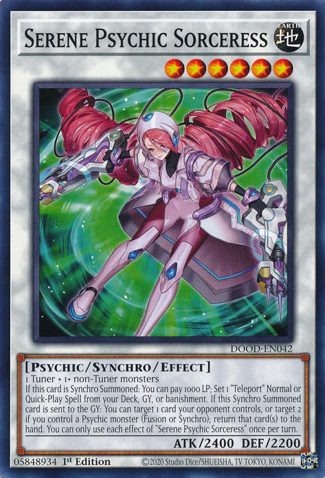Serene Psychic Sorceress (DOOD-EN042)
