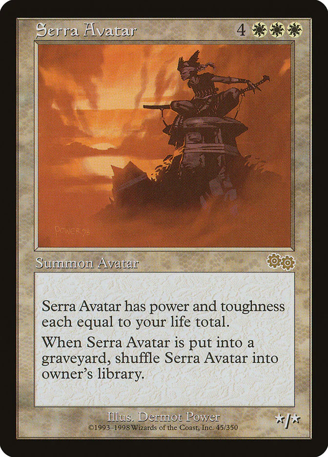 Serra Avatar (USG-R) Moderate Play