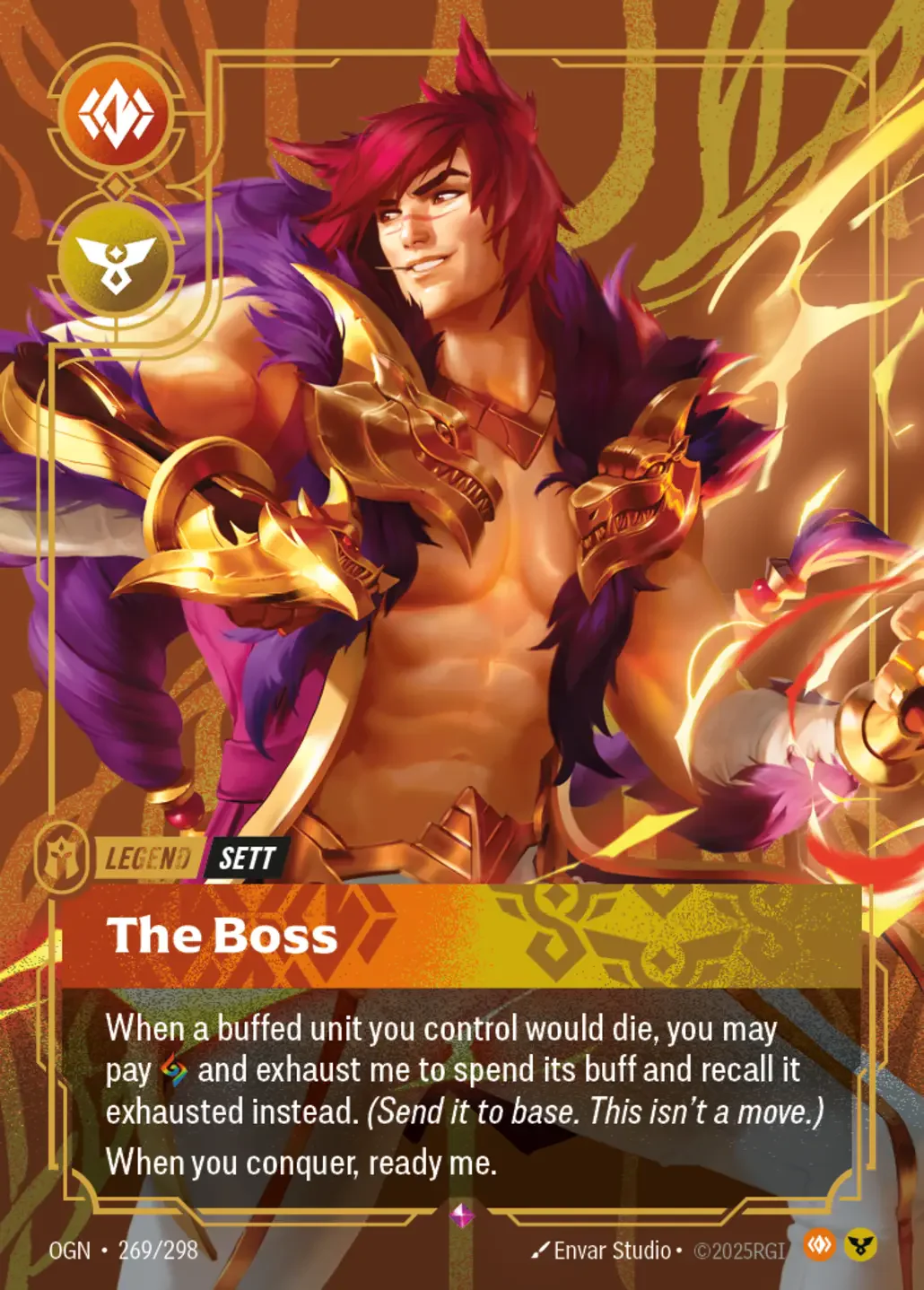 Sett - The Boss - 269/298 (OGN) Rare