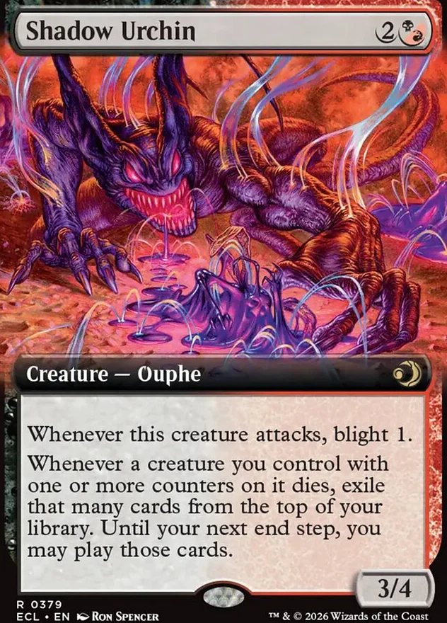 Shadow Urchin [ #0379 Extended Art ] (ECL-R)