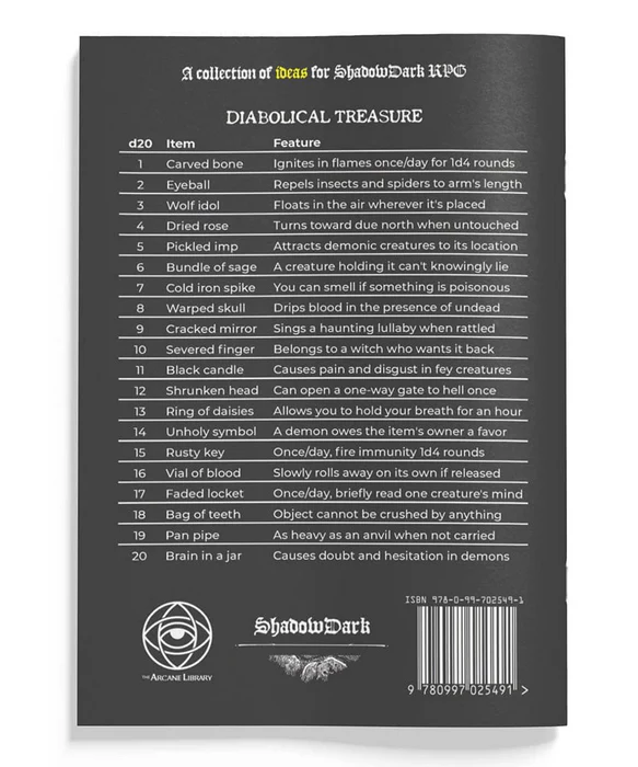 Shadowdark RPG - Cursed Scroll Zine Vol. 1: Diablerie!