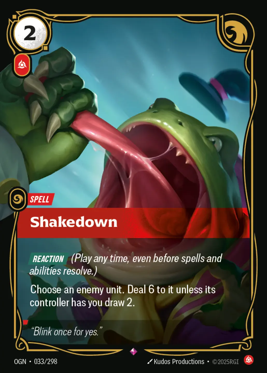 Shakedown - 033/298 (OGN) Rare