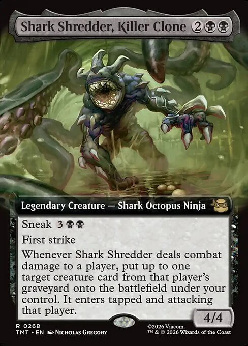Shark Shredder, Killer Clone [ #0268 Extended Art ] (TMT-R) - Image 2