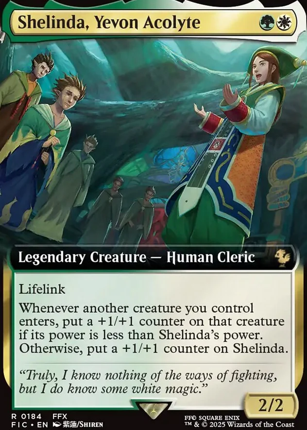 Shelinda, Yevon Acolyte [ #0184 Extended Art ] (FIC-R)