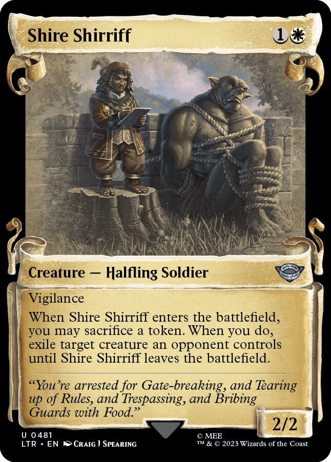 Shire Shirriff [#0481 Showcase Scrolls] (LTR-U)