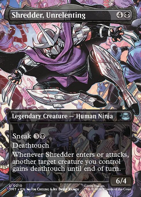 Shredder, Unrelenting [ #0210 Scene Borderless ] (TMT-U) - Image 2