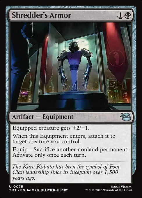 Shredder's Armor [ #0075 ] (TMT-U) - Image 2