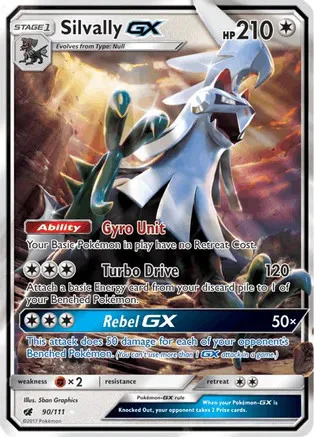 Silvally GX - 090/111 (CIN) Ultra Rare - Near Mint Holofoil - Image 3