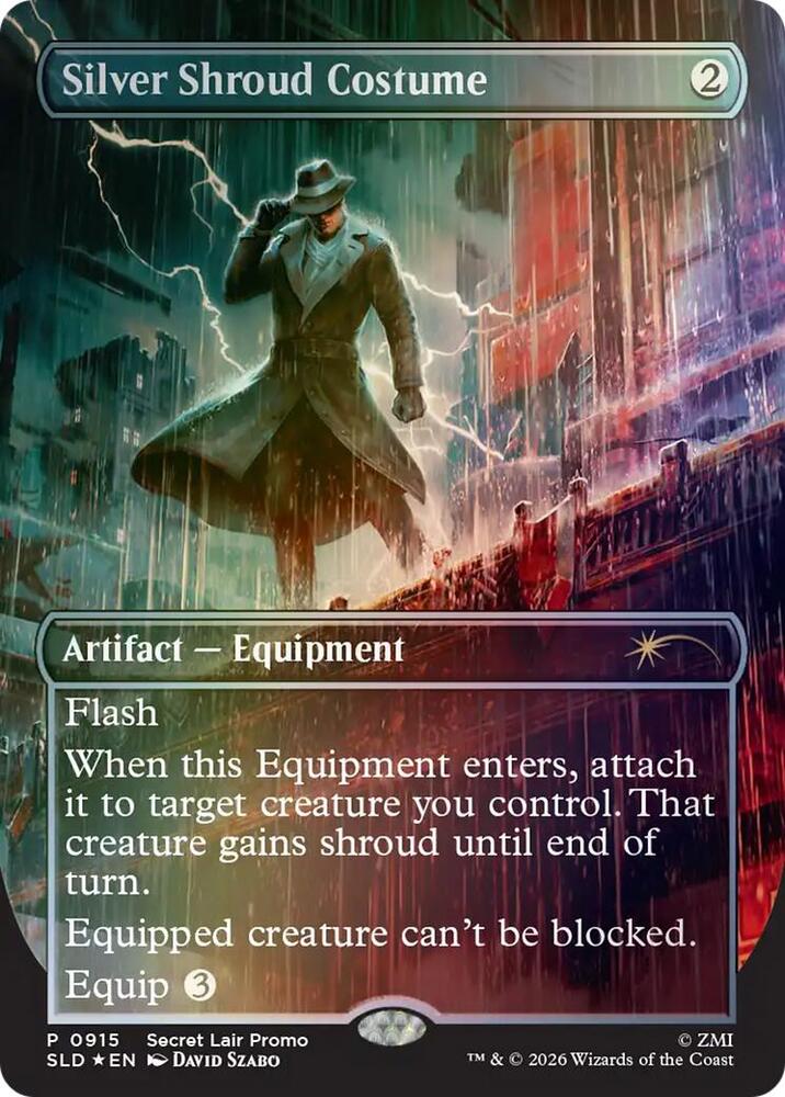 Silver Shroud Costume [ #0915 ] (SLD-P) Foil Near Mint