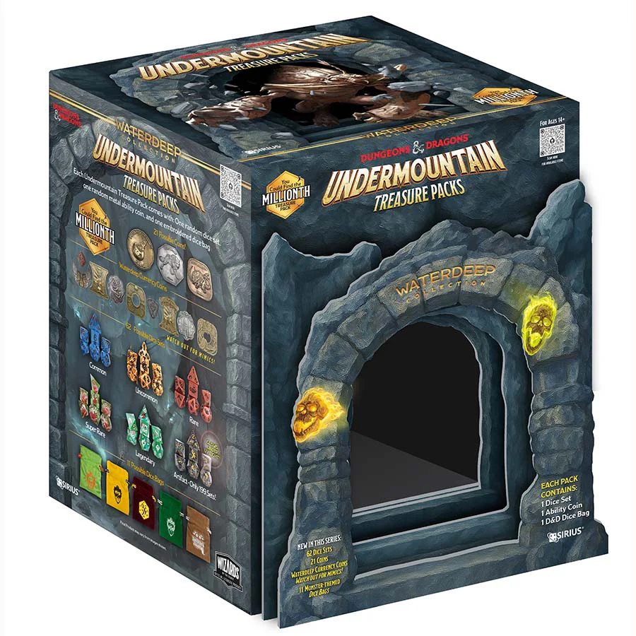 Sirius Dice: D&D Undermountain Treasure - Display (25)