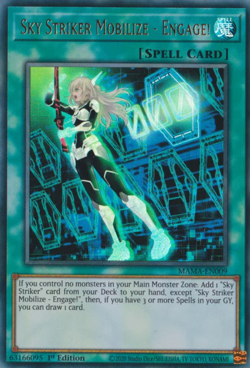 Sky Striker Mobilize - Engage! (MAMA-EN009) Ultra Rare - Near Mint 1st Edition