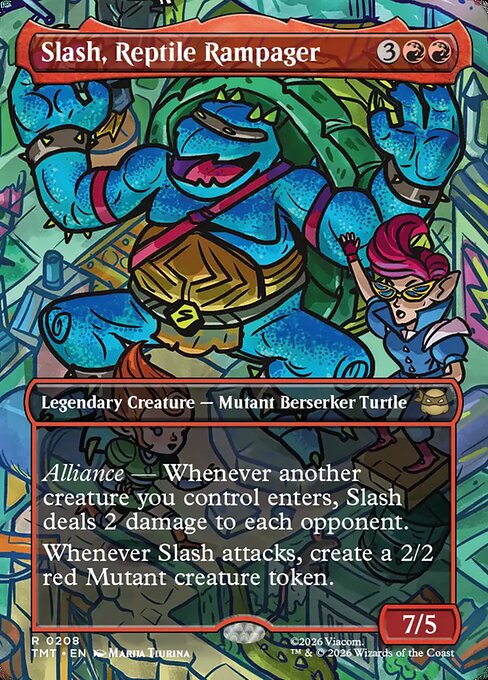 Slash, Reptile Rampager [ #0208 Scene Borderless ] (TMT-R)