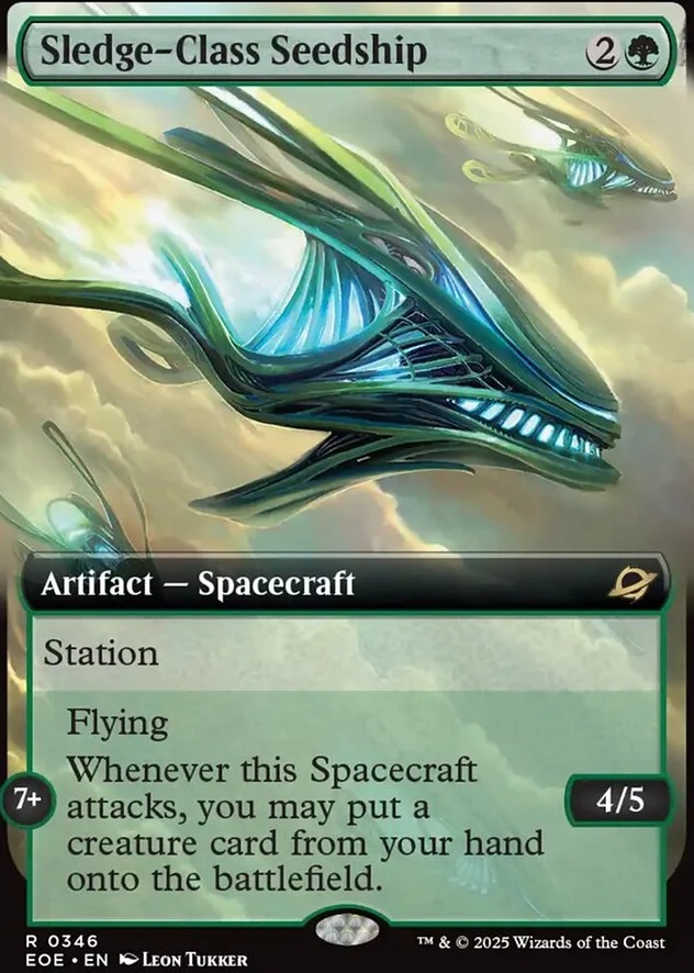 Sledge-Class Seedship [ #0346 Extended Art] (EOE-R) - Image 2