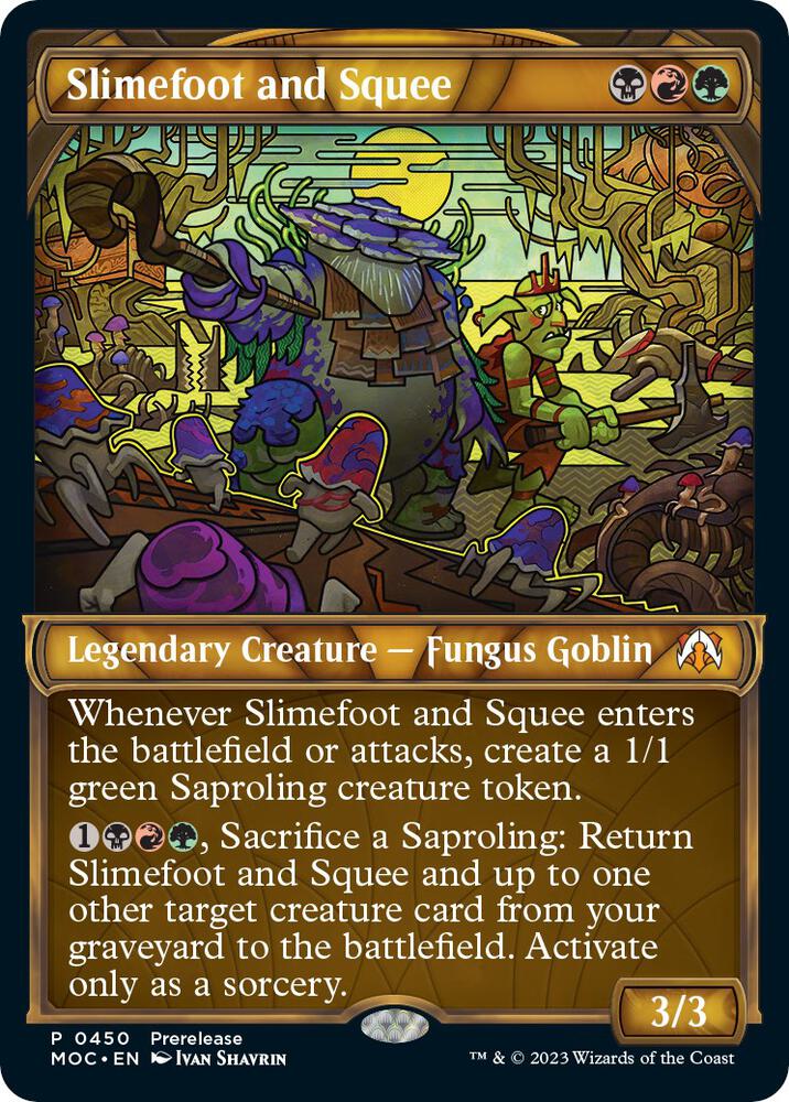 Slimefoot and Squee [#0450 Prerelease] (MOC-M-FOIL)