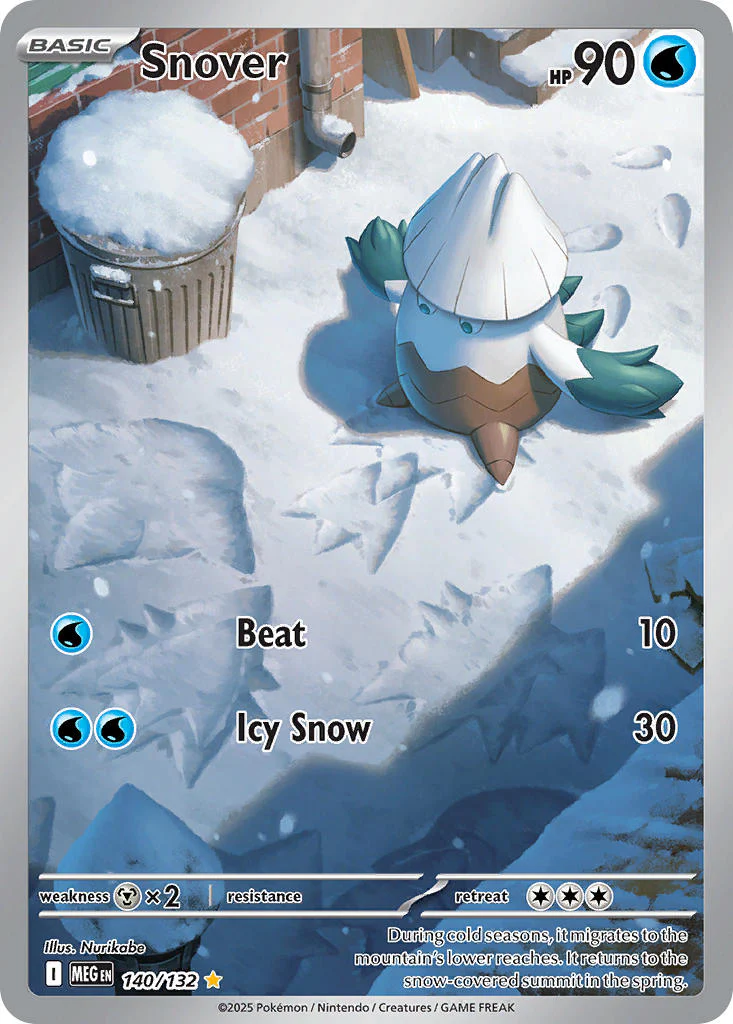 Snover - 140/132 (MEG) Illustration Rare