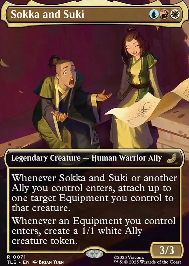 Sokka and Suki [ #0071 Borderless ] (TLE-R) - Image 2