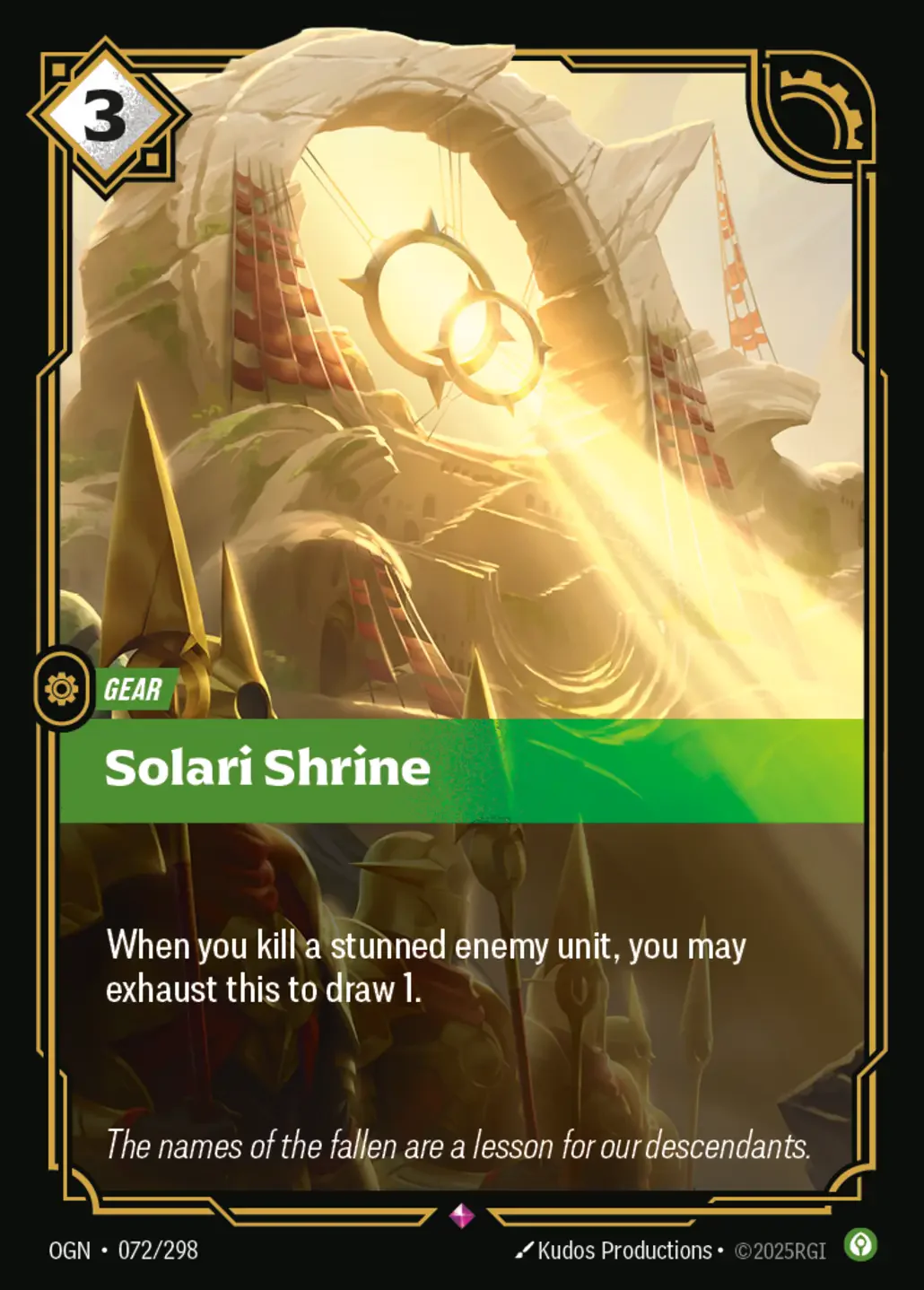 Solari Shrine - 072/298 (OGN) Rare