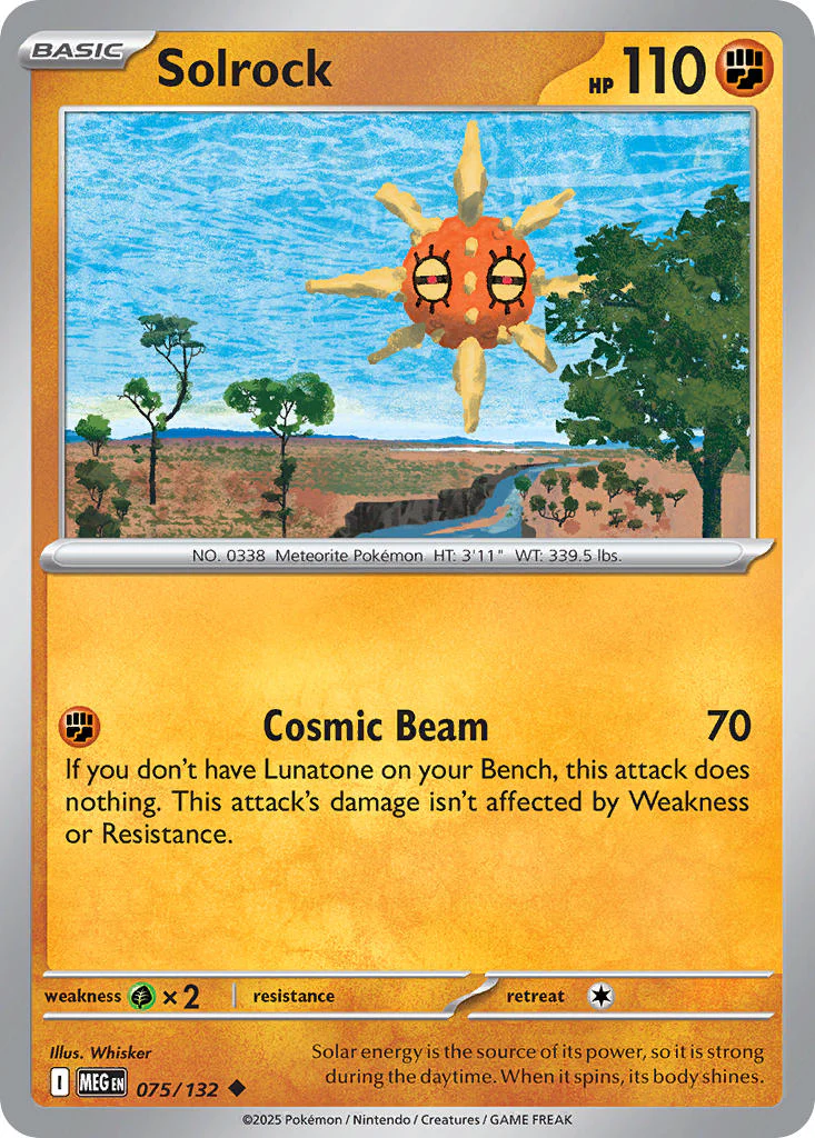Solrock - 075/132 (MEG) Uncommon