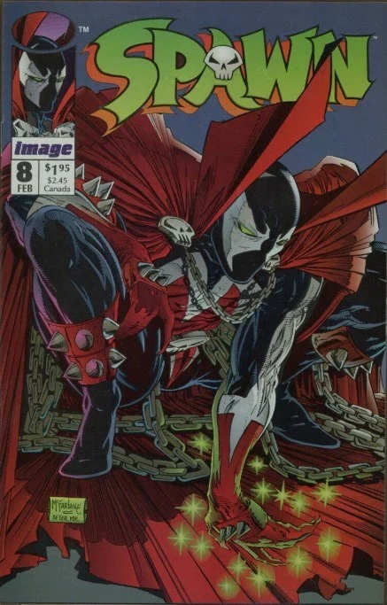 Spawn (1992 Series) #8 (9.6) Spider-Man #1 Homage Cover