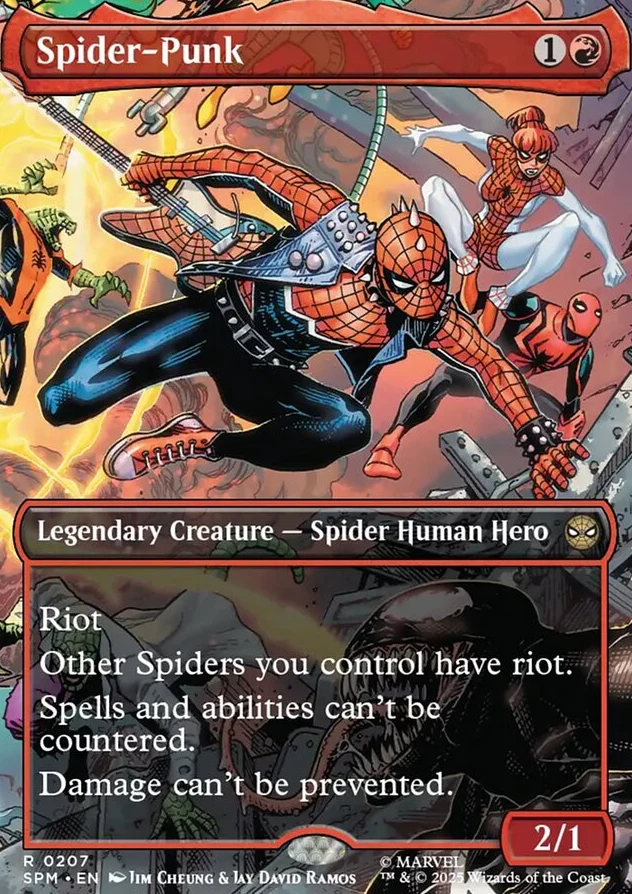 Spider-Punk [ #0207 Borderless ] (SPM-R) - Image 2