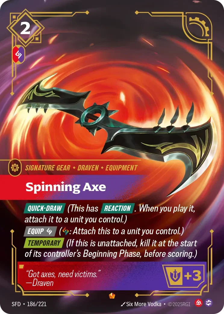 Spinning Axe - 186/221 (SFD) Epic