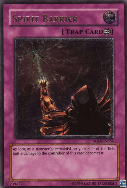 Spirit Barrier (SOD-EN051) Ultimate Rare - Near Mint Unlimited