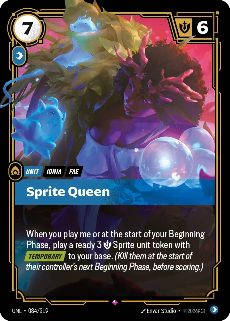 Sprite Queen - 084/219 (UNL)  Rare