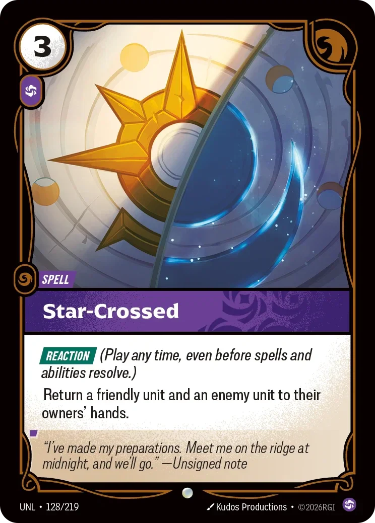 Star-Crossed - 128/219 (UNL)  Common