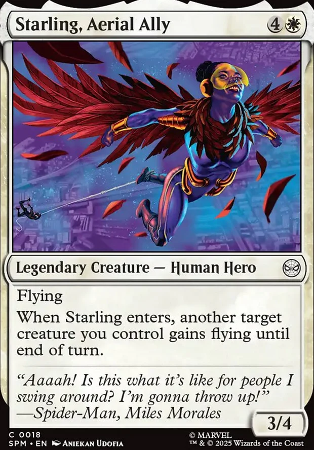 Starling, Aerial Ally [ #0018 ] (SPM-C)