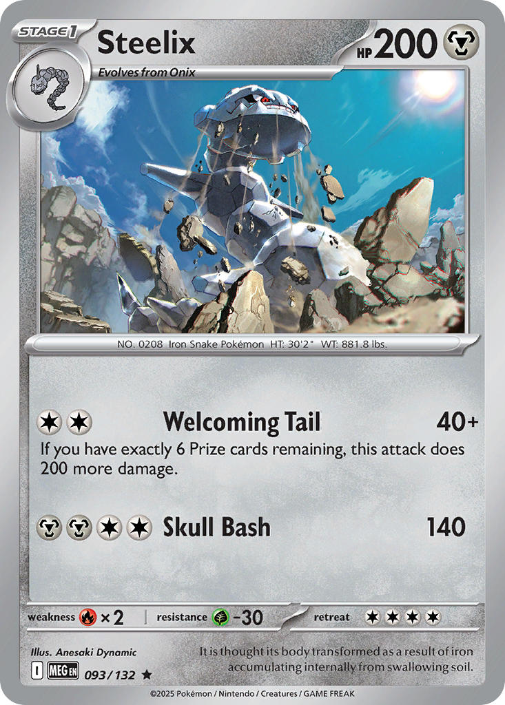 Steelix - 093/132 (MEG) Rare
