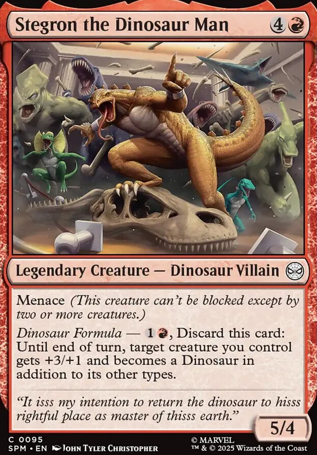 Stegron the Dinosaur Man [ #0095 ] (SPM-C)