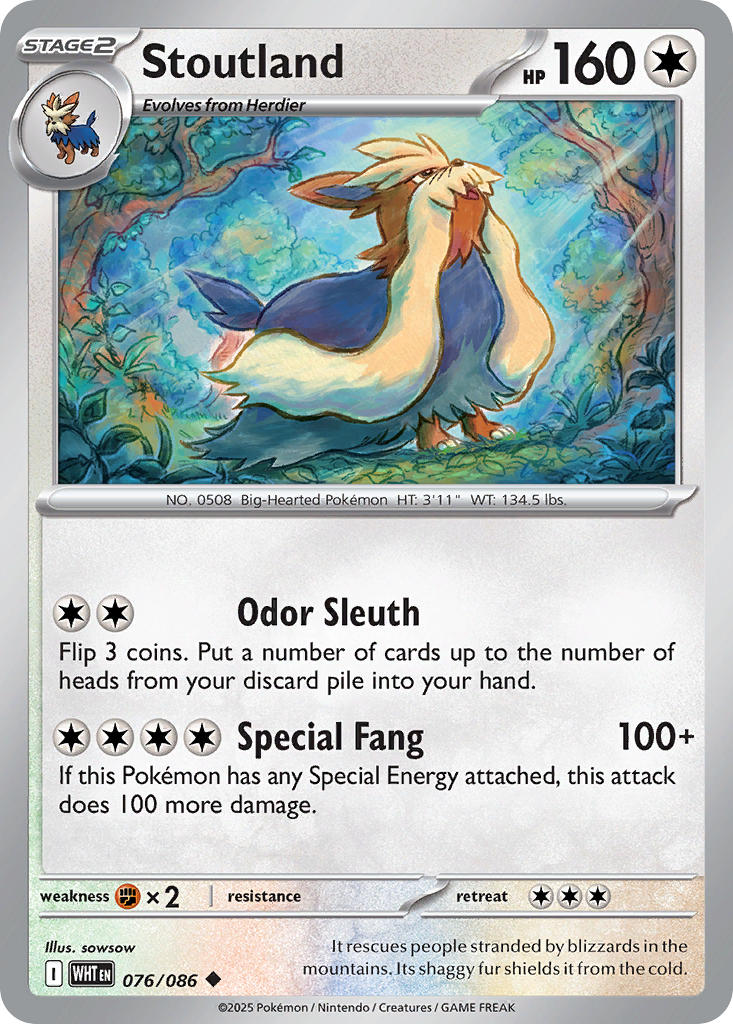 Stoutland - 076/086 (WHT) Uncommon
