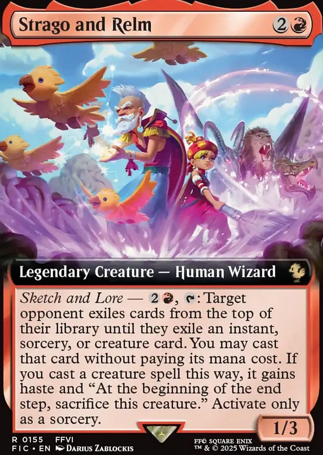 Strago and Relm [ #0155 Extended Art ] (FIC-R) - Image 2