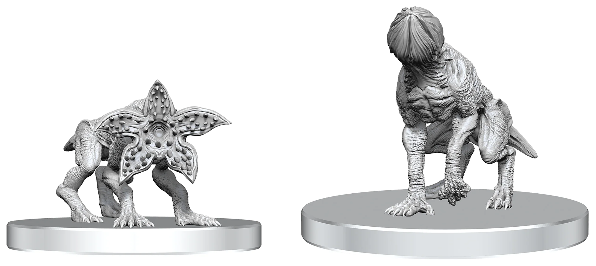 Stranger Things: Unpainted Miniatures -  Demodogs (90801)