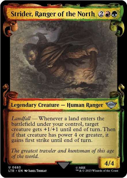 Strider, Ranger of the North [#0683 Showcase Scrolls] (LTR-U)