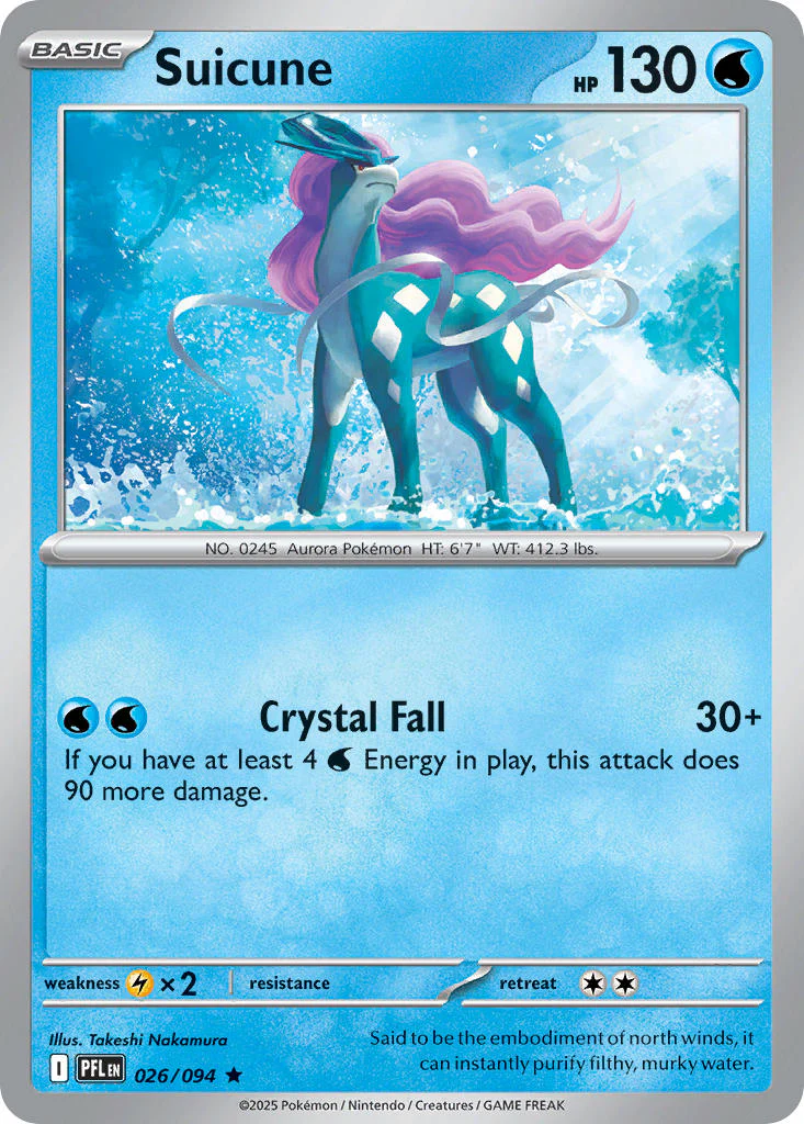 Suicune - 026/094 (PFL) Rare