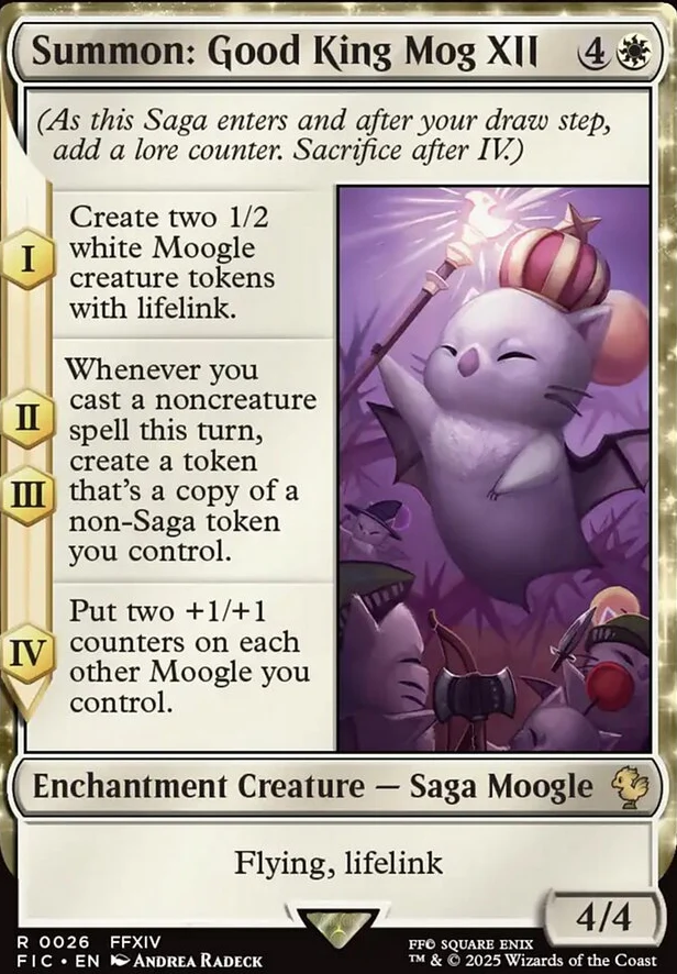Summon: Good King Mog XII [ #0026 Surge Foil ] (FIC-R)