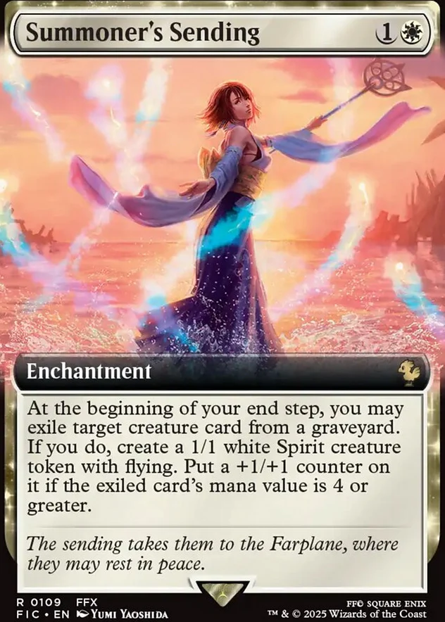 Summoner's Sending [ #0109 Extended Art ] (FIC-R) - Image 2