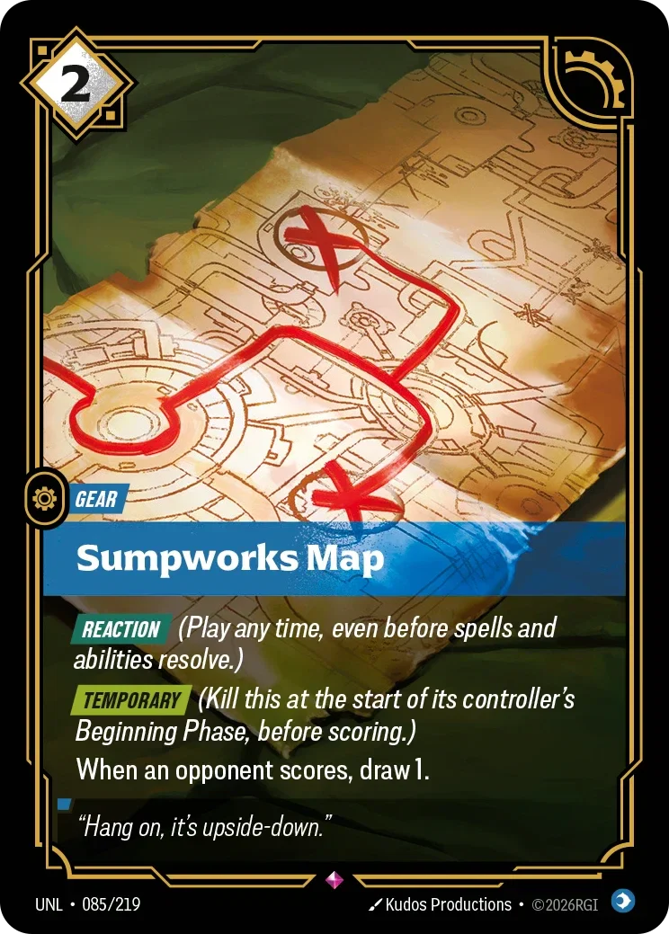 Sumpworks Map - 085/219 (UNL)  Rare