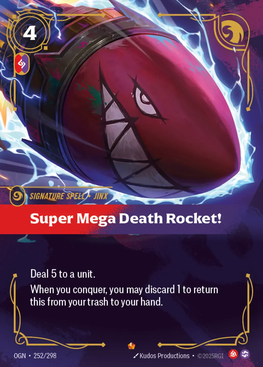 Super Mega Death Rocket! - 252/298 (OGN) Epic