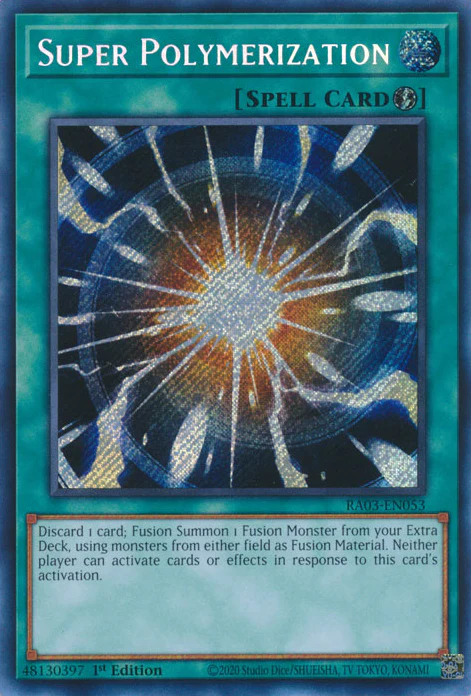 Super Polymerization (RA03-EN053) Secret Rare - Near Mint 1st Edition