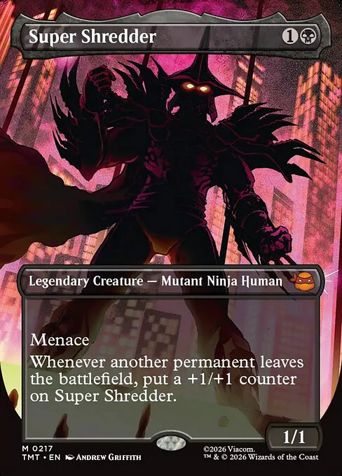 Super Shredder [ #0217 Silhouette Borderless ] (TMT-M) - Image 2