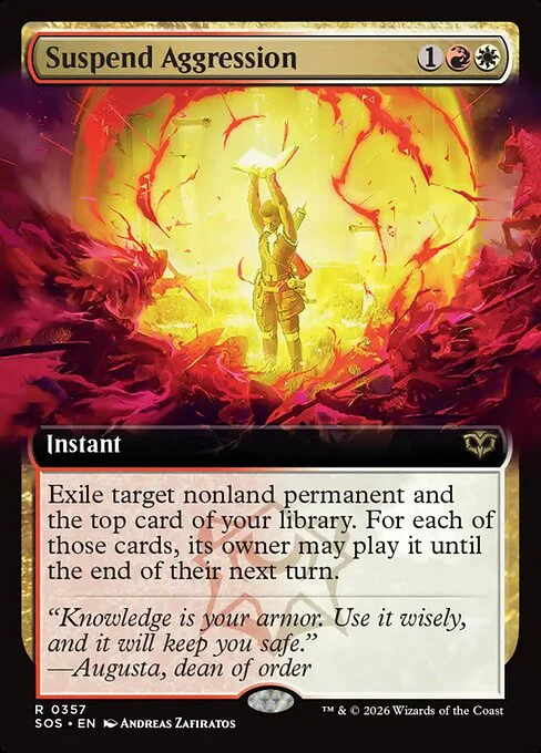 Suspend Aggression [ #0357 Extended Art ] (SOS-R)