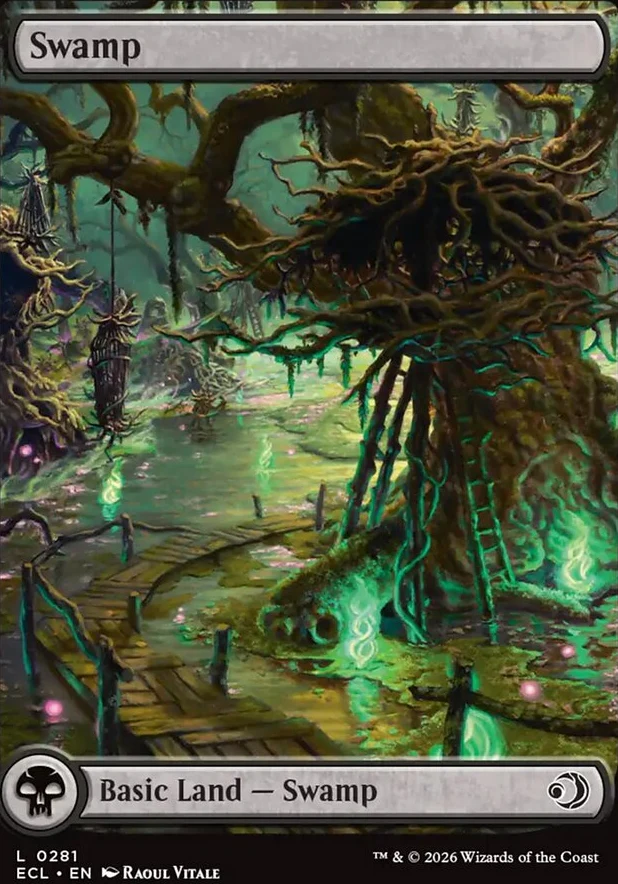Swamp [ #0281 Full Art ] (ECL-L)
