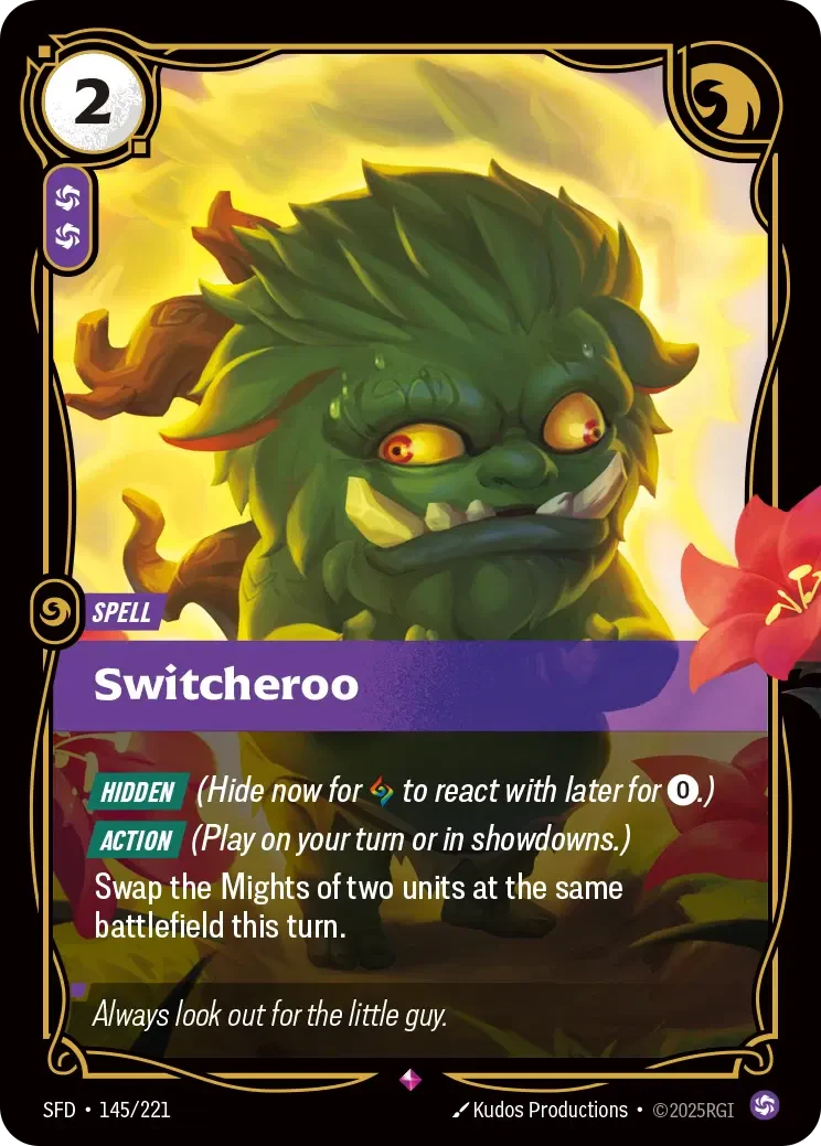 Switcheroo - 145/221 (SFD) Rare