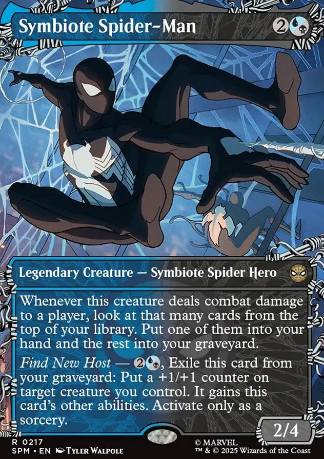 Symbiote Spider-Man [ #0217 Borderless ] (SPM-R) - Image 2
