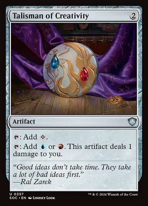 Talisman of Creativity [ #0357 ] (SOC-U)